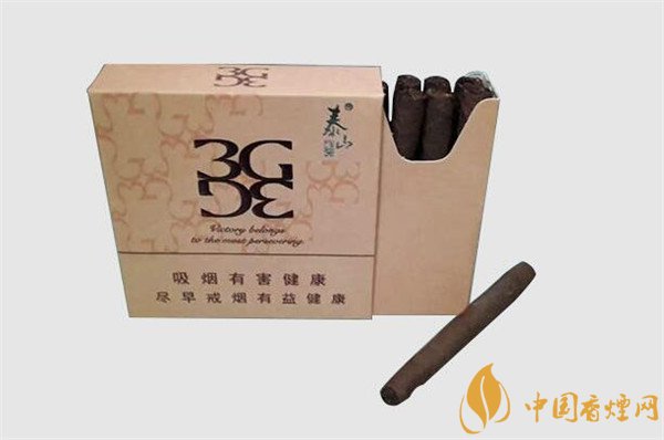 國(guó)產(chǎn)雪茄煙(泰山3G水蜜桃)價(jià)格表圖 泰山3g水蜜桃多少錢